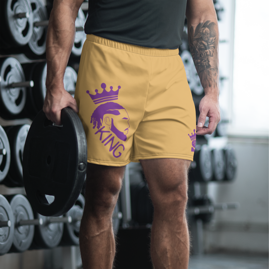 Tan King Shorts (purple)