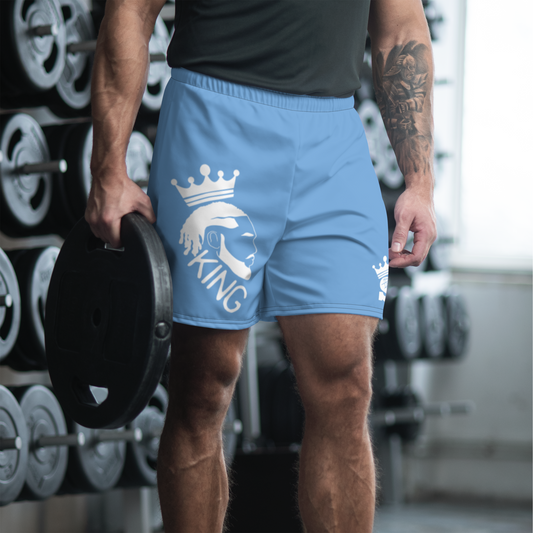 Blue King Shorts (white logo)