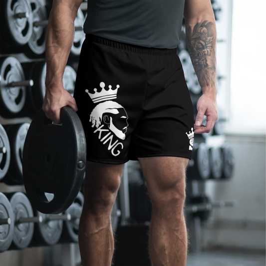 Black King Shorts (white logo)