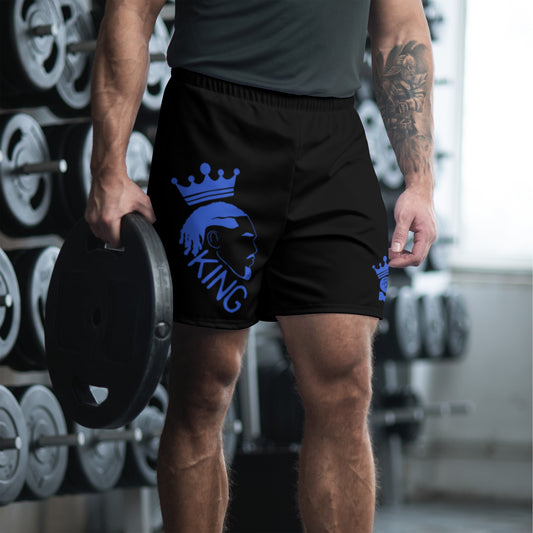 Black King Shorts (royal blue logo)