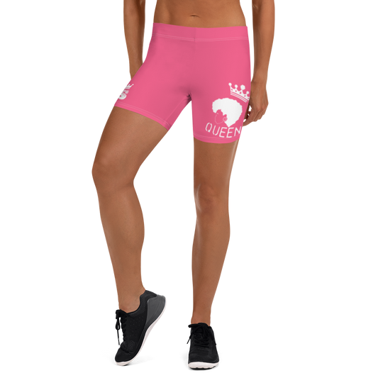 Pink Queen Shorts (white logo)