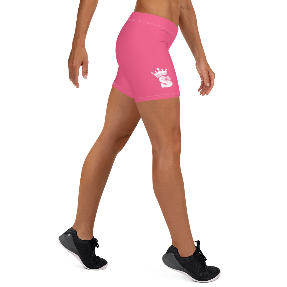 Pink Queen Shorts (white logo)