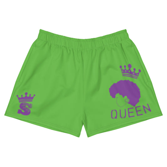 Green Queen Shorts (purple logo)