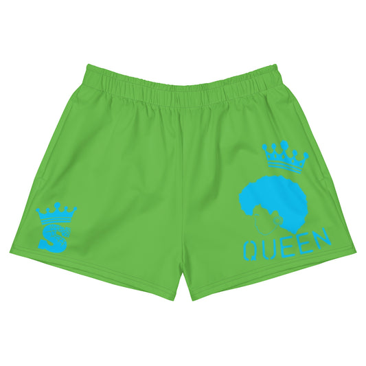 Green Quenn Shorts (blue logo)