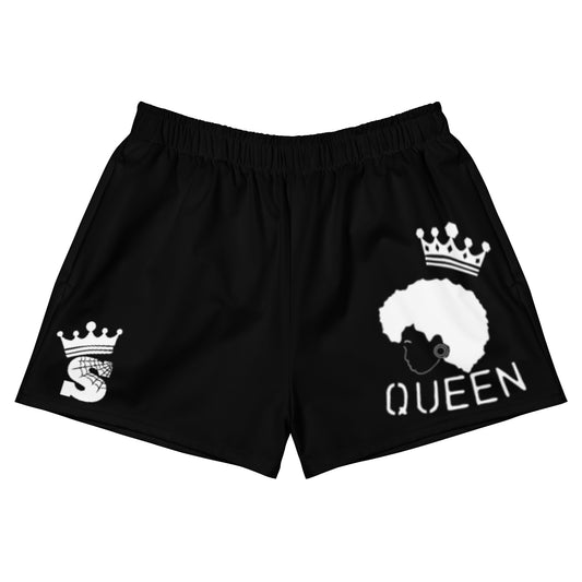 Black Queen Shorts (white logo)