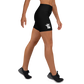 Black Queen Yoga Shorts (white logo)