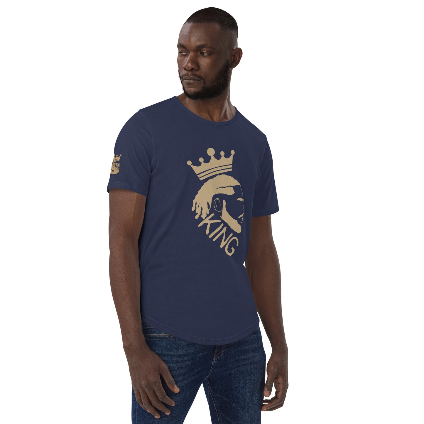 King Curved Hem T-Shirt