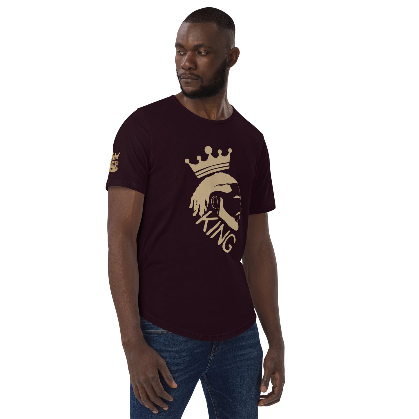 King Curved Hem T-Shirt