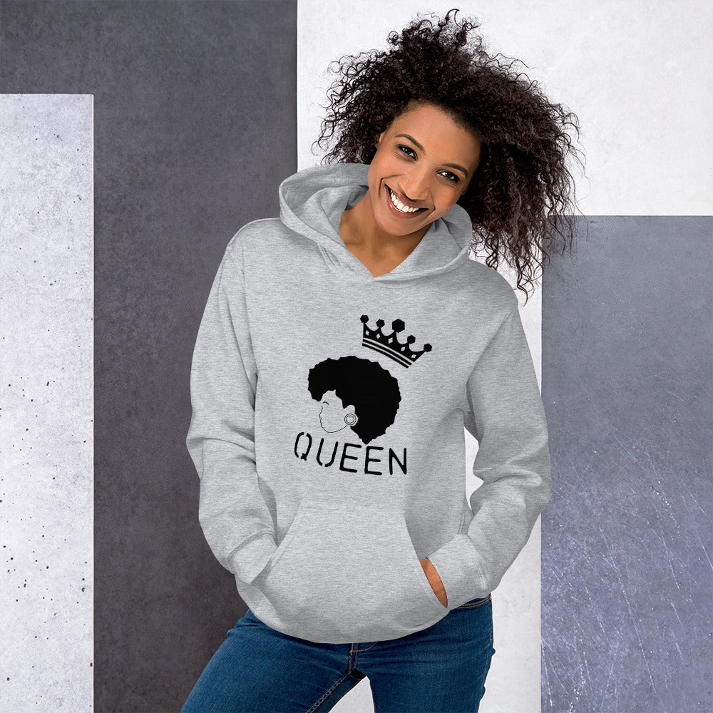 Spider's Royalty Hopodie Black Queen Logo