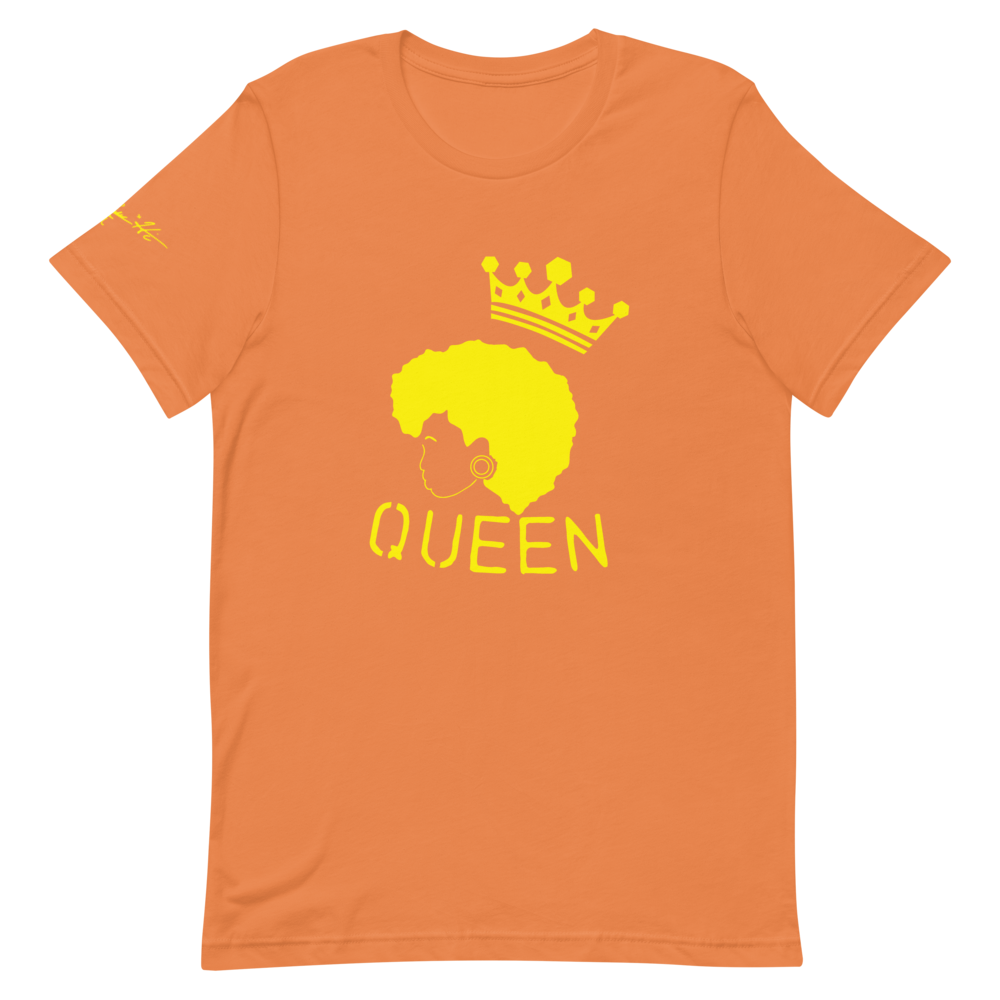 Spider's Royalty Bright Yellow Queen T-Shit